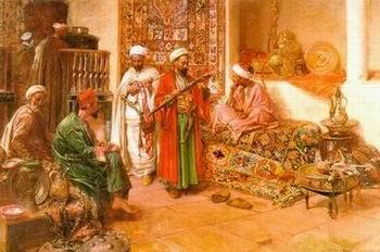 unknow artist Arab or Arabic people and life. Orientalism oil paintings  347